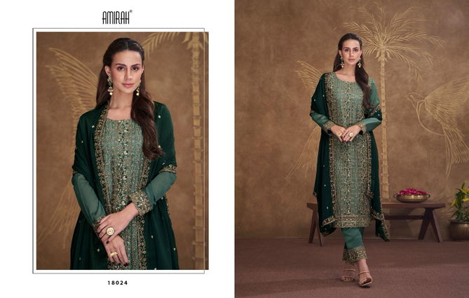 Elaina Vol 2 By Amirah Silk Embroidered Wedding Wear Salwar Kameez Wholesale Price In Surat
